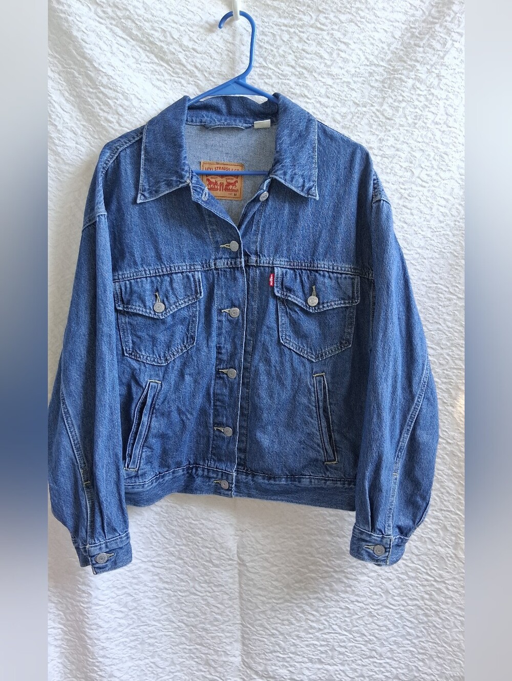 Levi's Medium Blue Denim Trucker Jacket - Women's